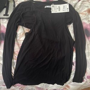 Zara 2 piece black top. New with tags.